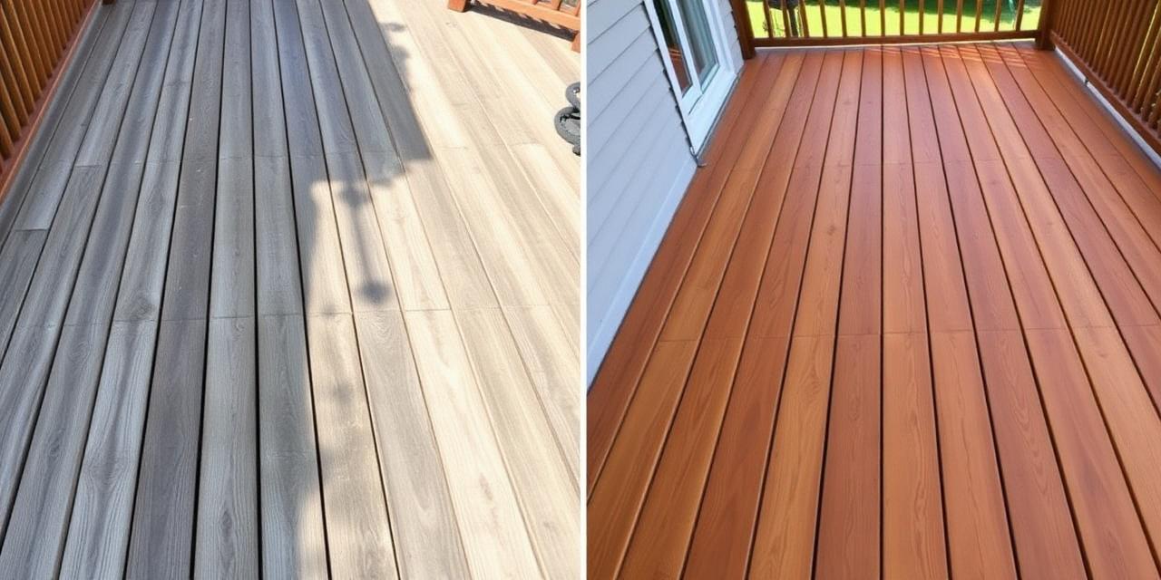 Decks & Fences before and after