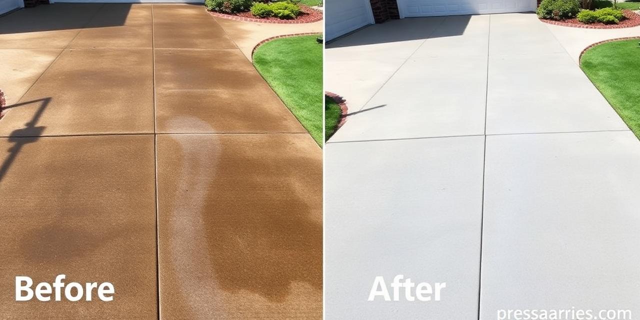 Driveways & Concrete before and after